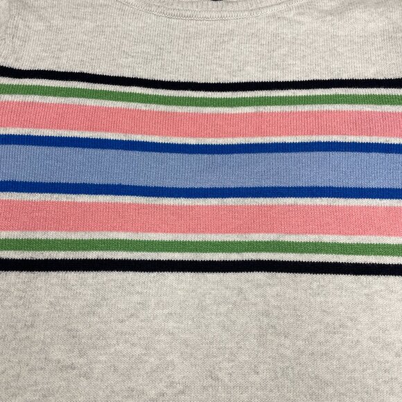 Talbot's Women's 3X Multicolor Striped Sweater - Picture 7 of 9